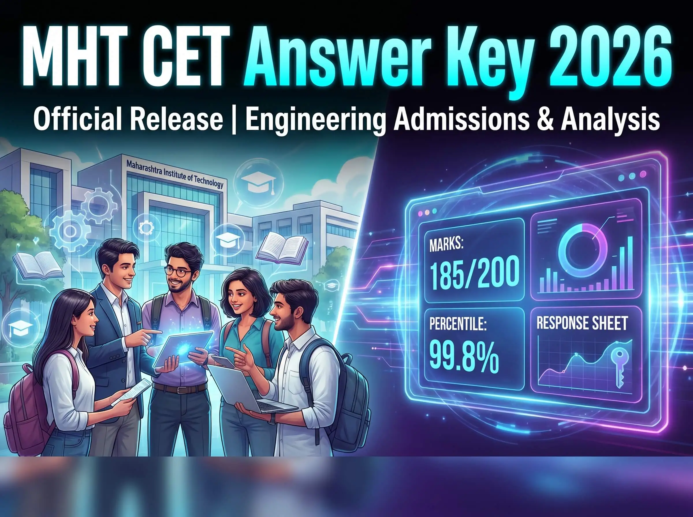 MHT-CET 2026 Result Date and Answer Key — Complete Guide by PredictCollegee.com