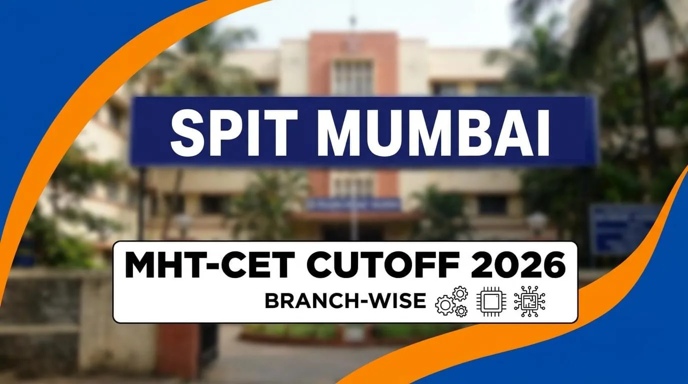SPIT Mumbai MHT-CET Cutoff 2026 — Official CAP Round branch-wise data for CS, ENTC, CE — PredictCollegee.com